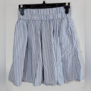 Zara Blue Striped Women's Skirt Size XS